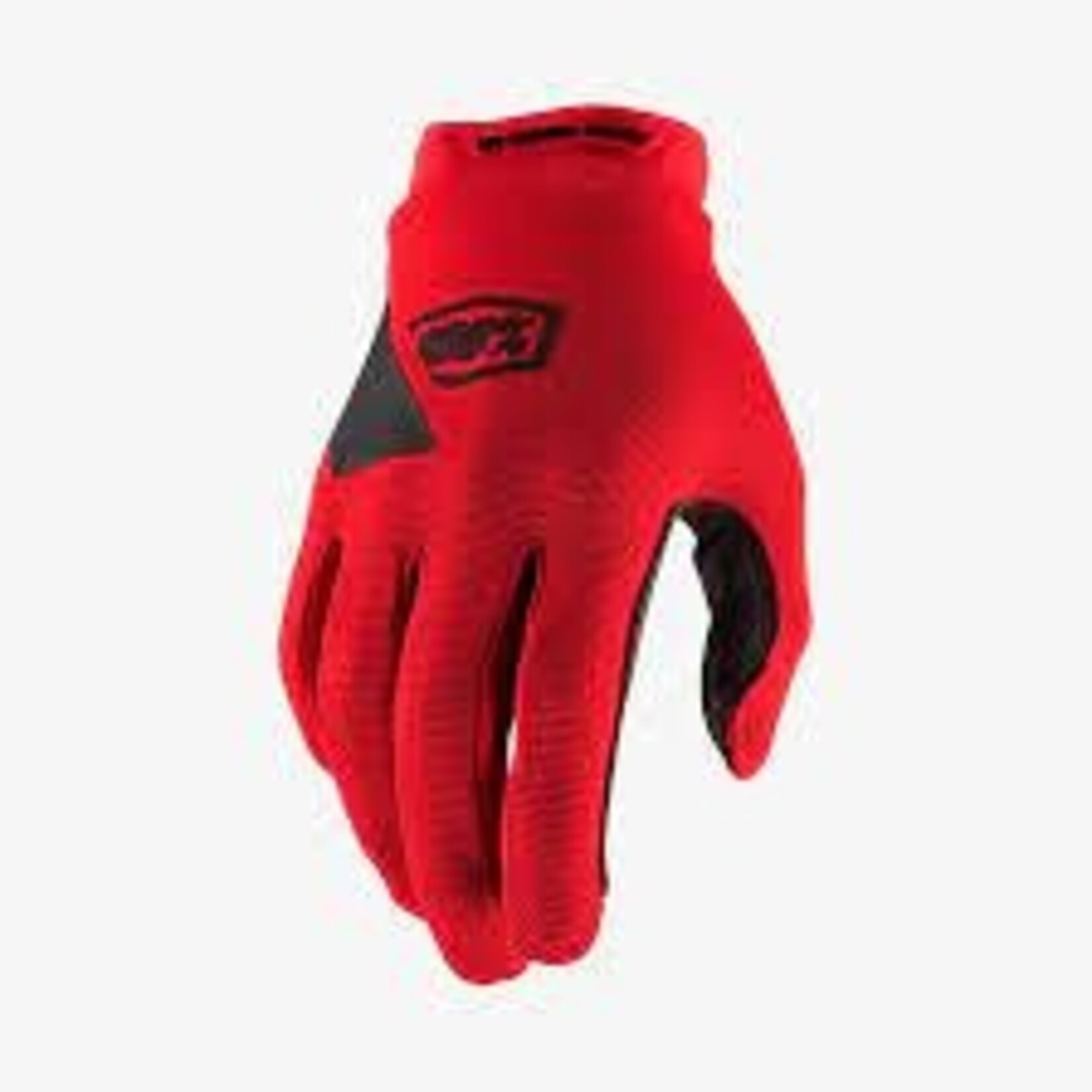 100 Percent RIDECAMP Youth Gloves Red Y-MD