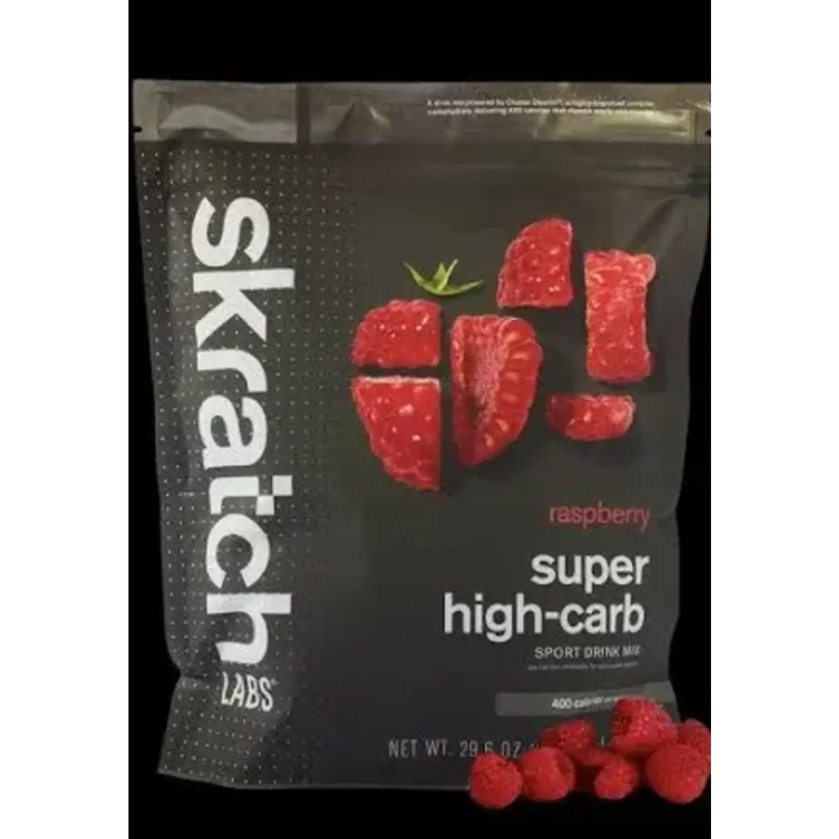 Skratch Labs Super High-Carb Sport Drink Mix, Raspberry, 840g, 8-Serving Resealable Pouch