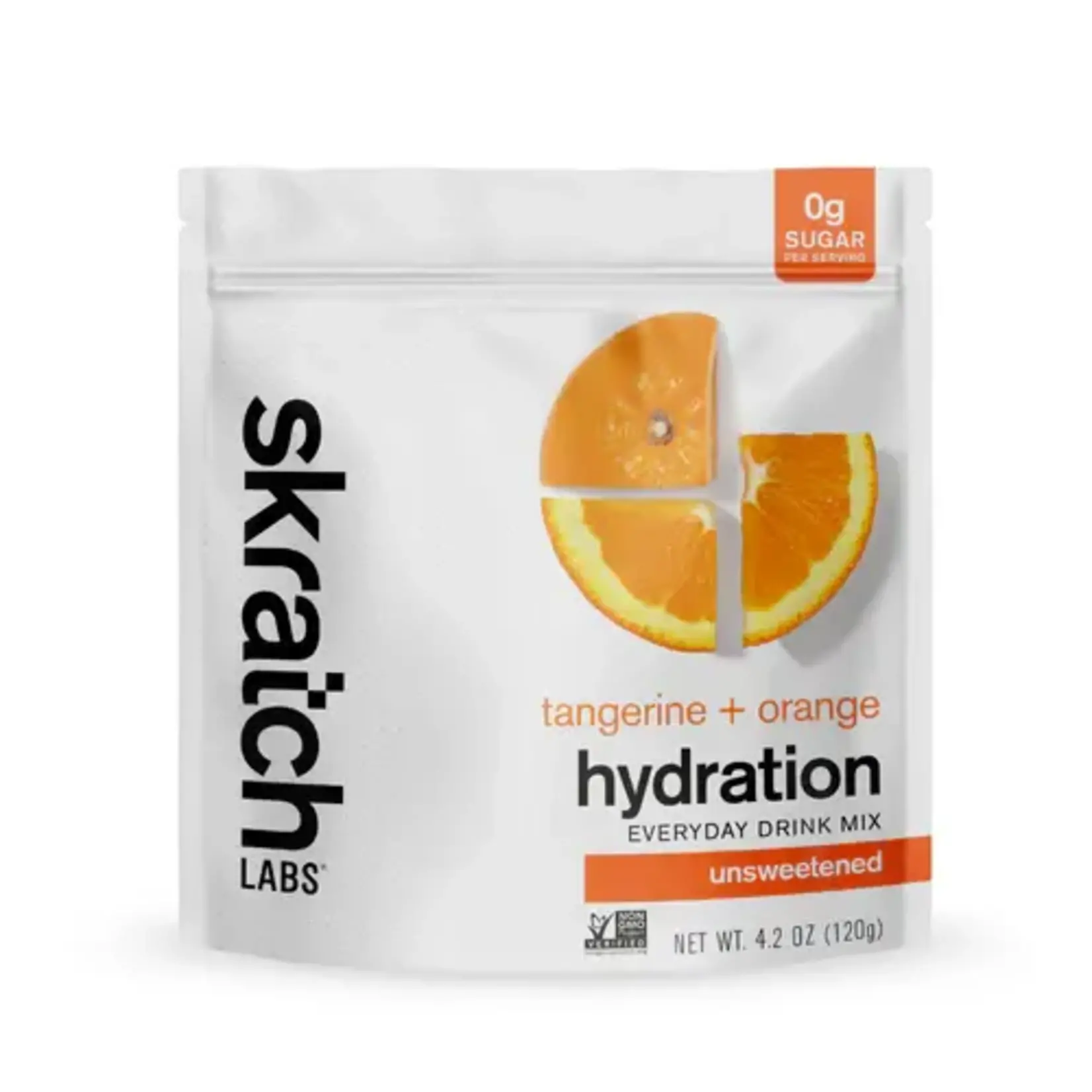 Skratch Labs Hydration Everyday Drink Mix, Tangerine + Orange, 30-Serving Resealable Pouch