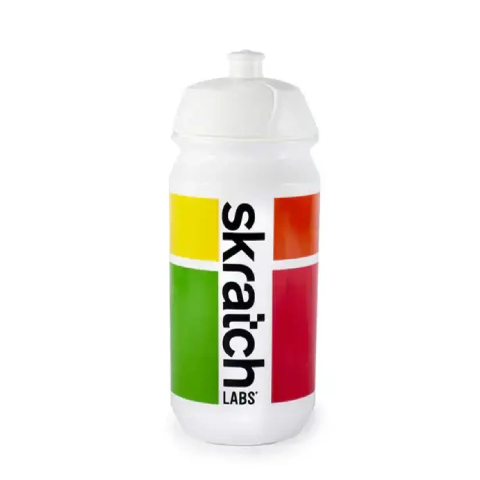 Skratch Labs - Water Bottle: White + Blocks