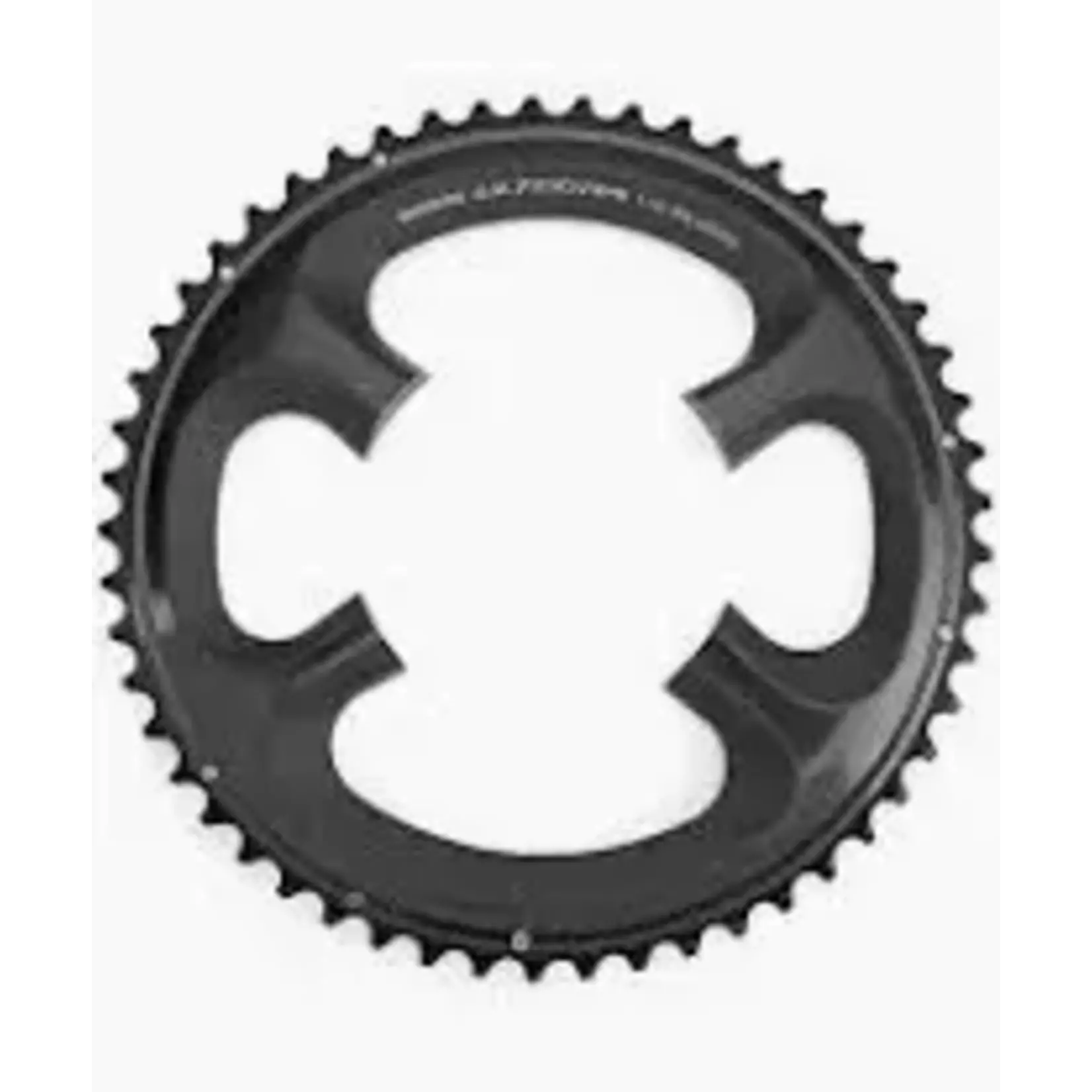 Shimano Shimano, 53T, 11sp, BCD: 110mm, 4 Bolts, FC-5800L, Outer Chainring, For MD pour 53-39T, Aluminum, Black, Y1PH98130