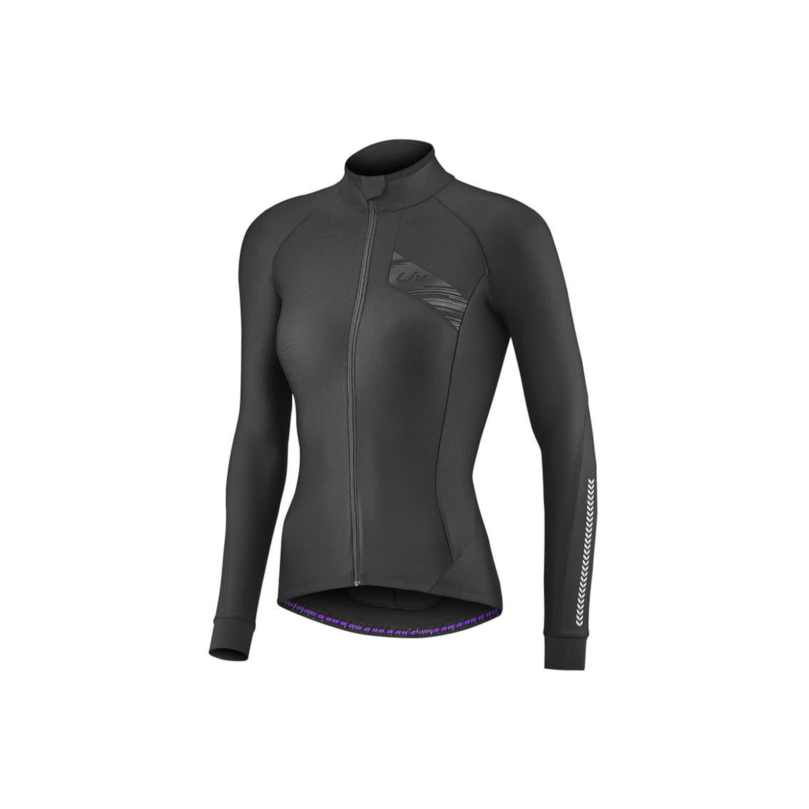Liv Flara mid-thermal LS jersey L Black
