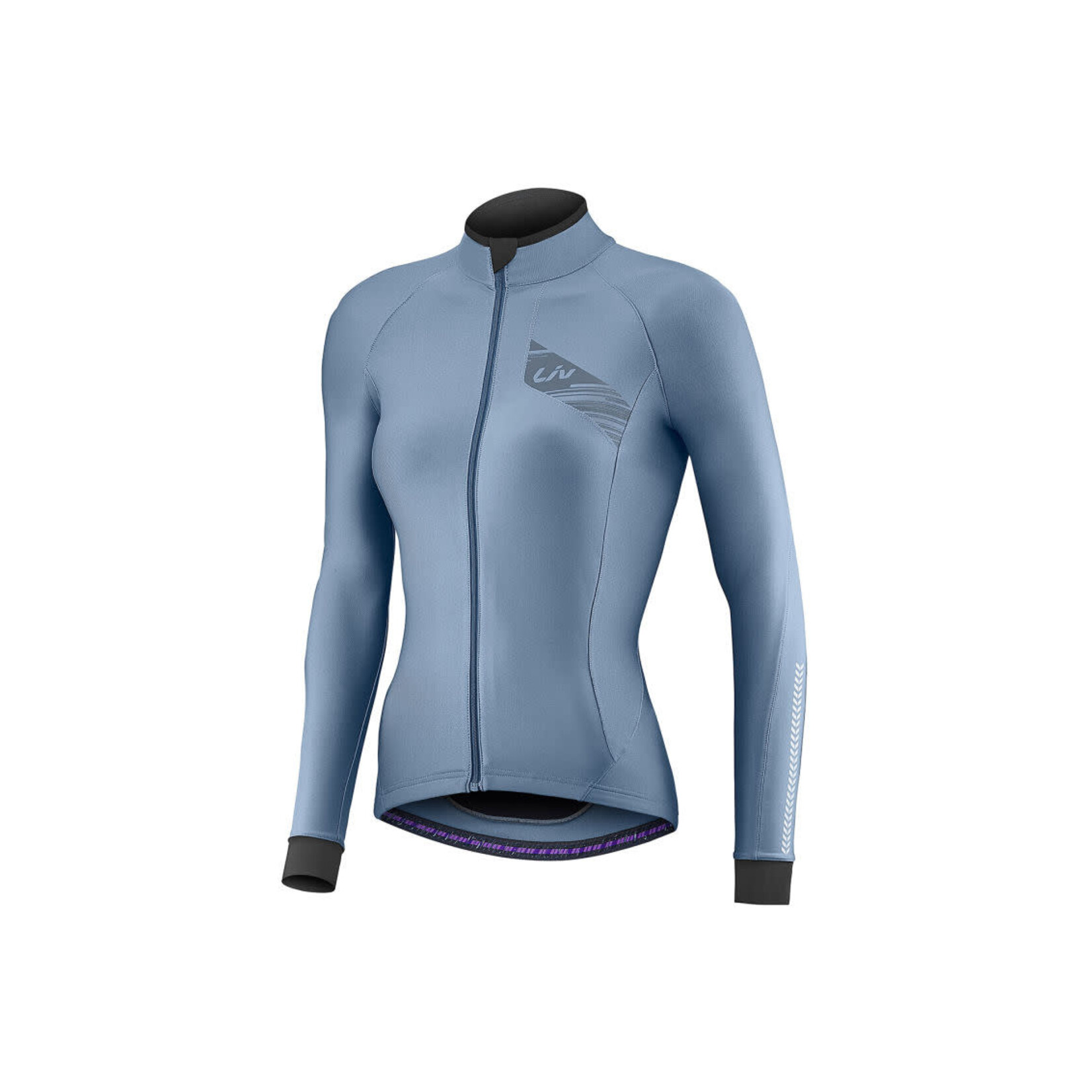 Liv Flara mid-thermal LS jersey L Blue
