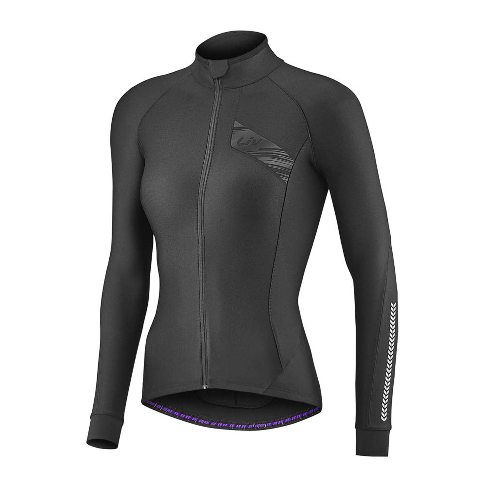 Liv Flara mid-thermal LS jersey S Black