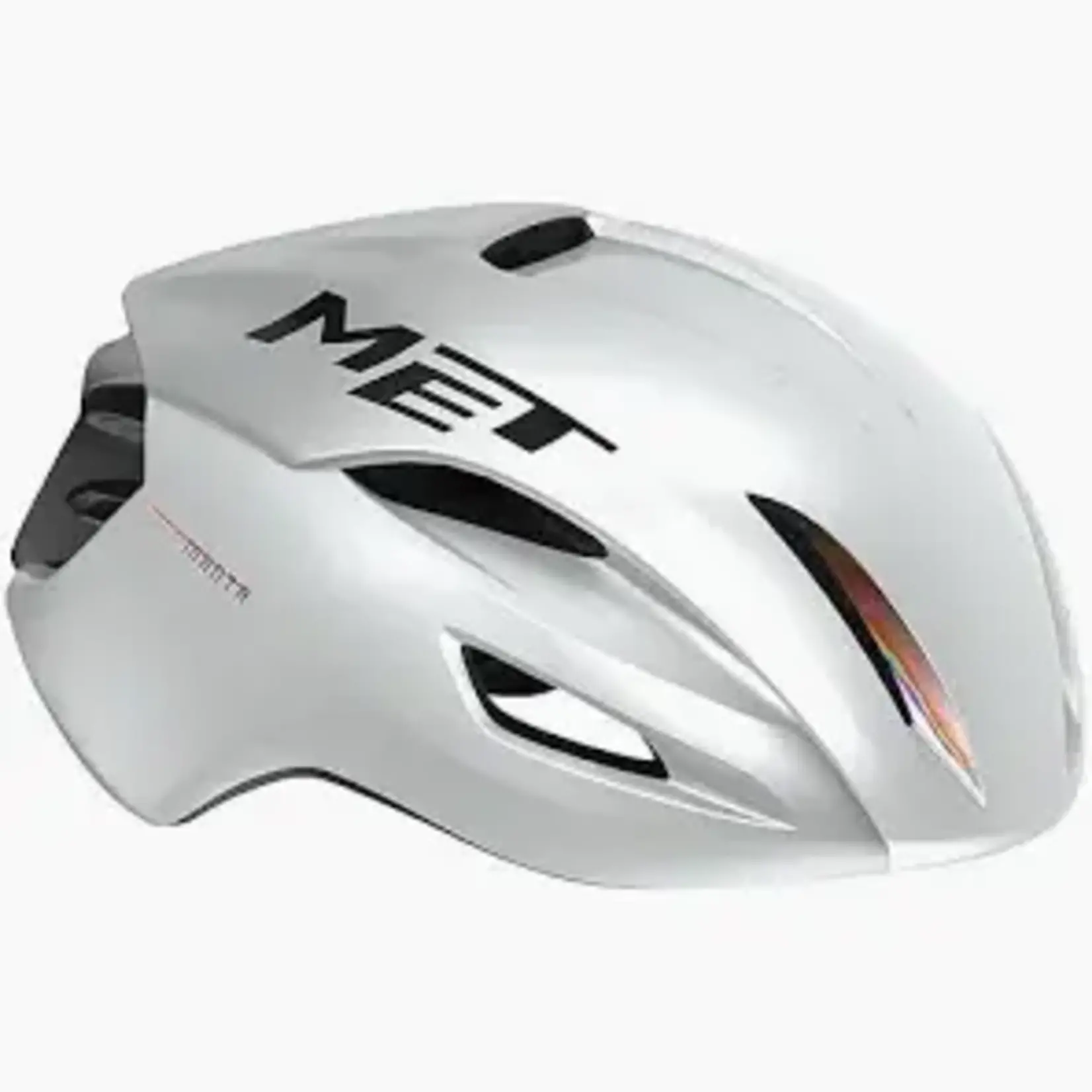 MET Helmets MET Manta MIPS Helmet - White Holographic, Glossy, Medium