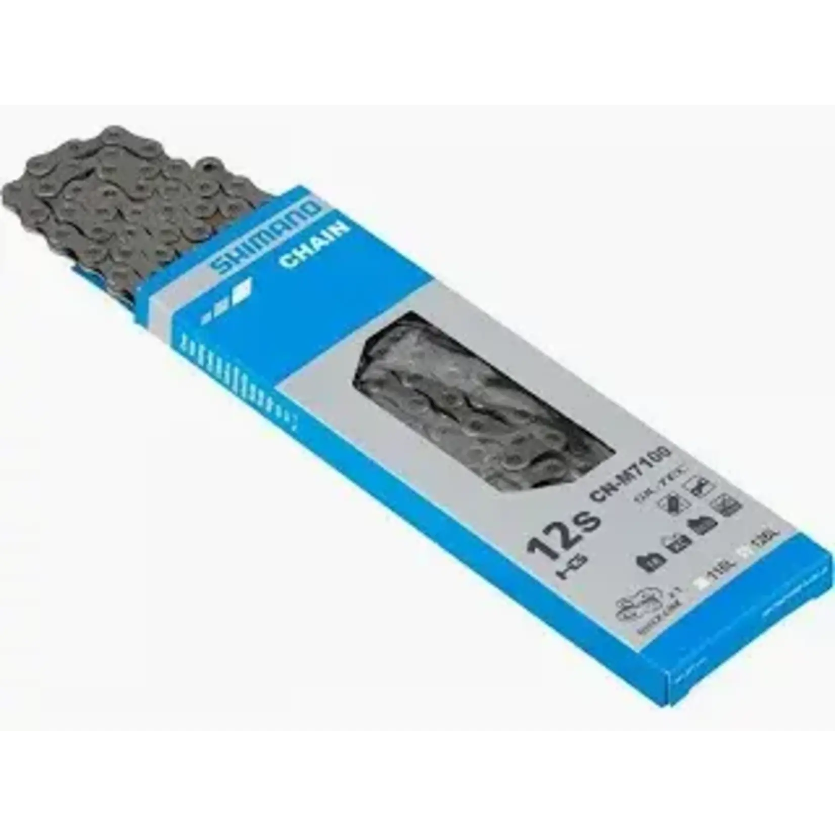 Shimano Shimano, SLX CN-M7100, Chaîne, Vitesses: 12, Mailles: 126, Argent