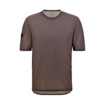 SANTINI SANTINI t-shirt technique Delta Line - Homme  chocolat L