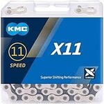 KMC KMC, X11, Chain, 11sp., 118 Links, Nickel/Black