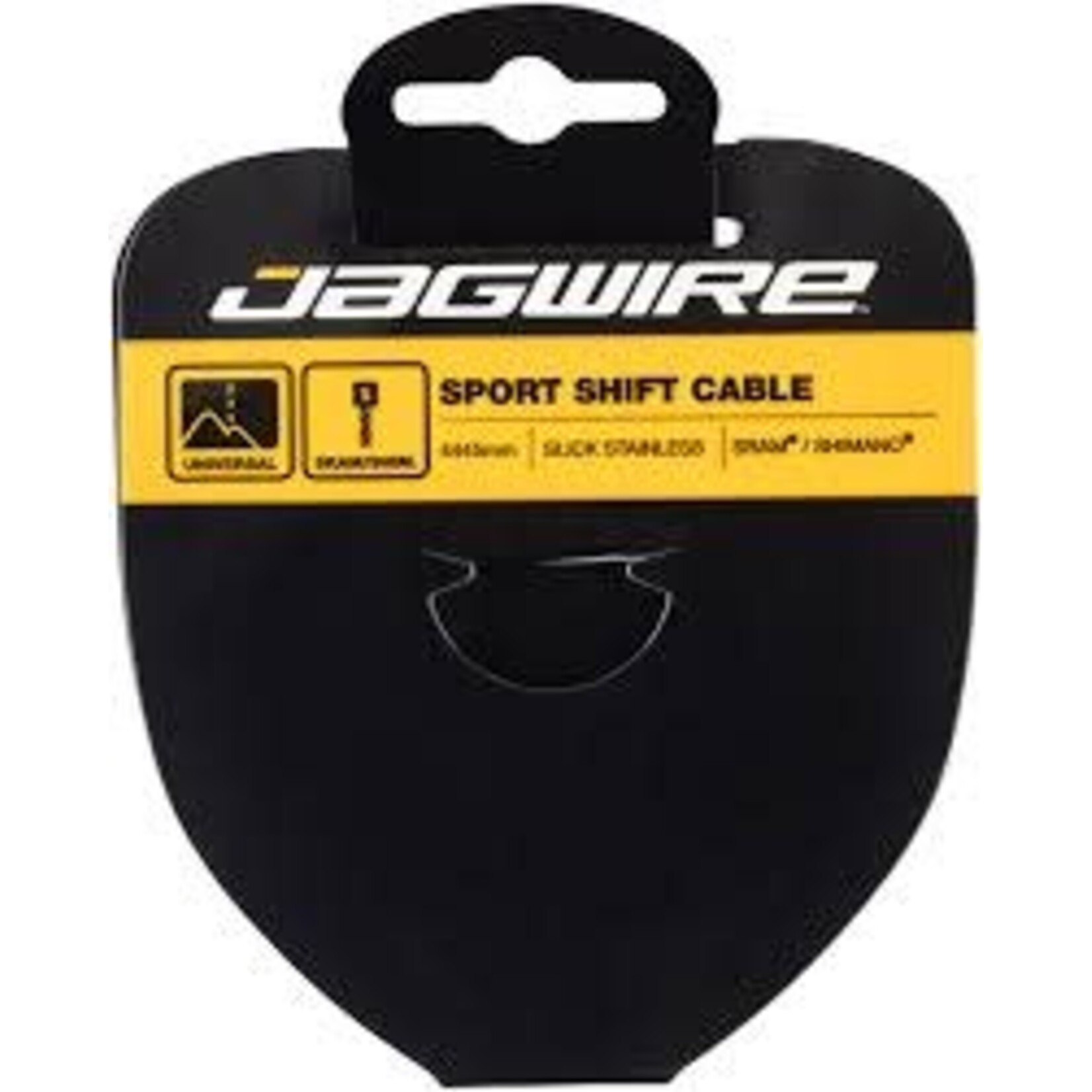 Jagwire, Slick, Cable de derailleur, SRAM/Shimano, Stainless, 4445mm (tandem)