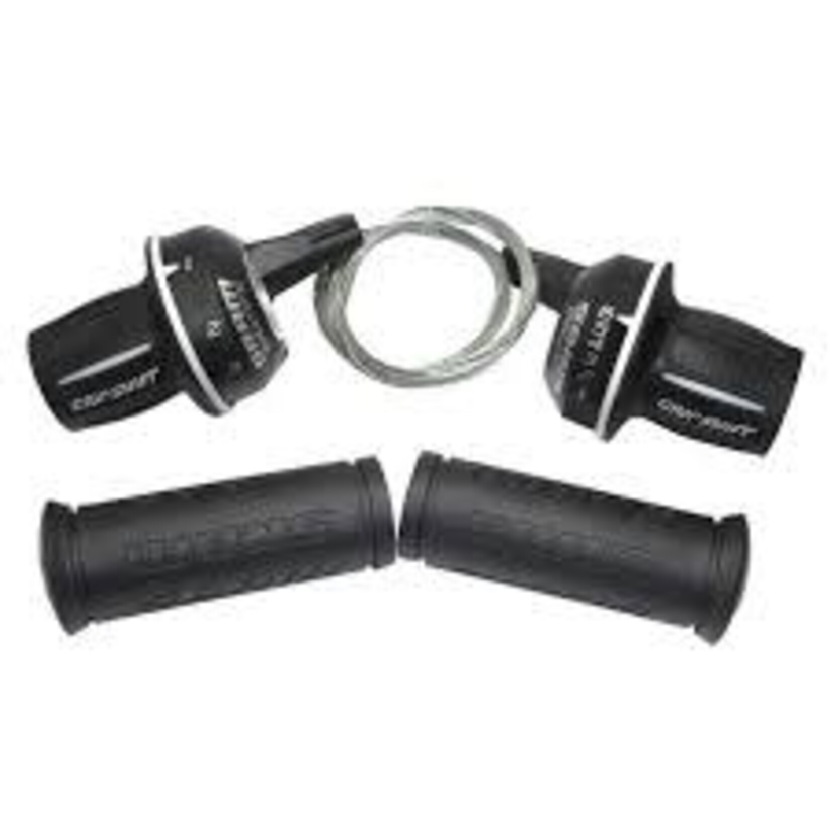 Sram Sram, MRX Comp, Gripshift shifter Pair, 6sp