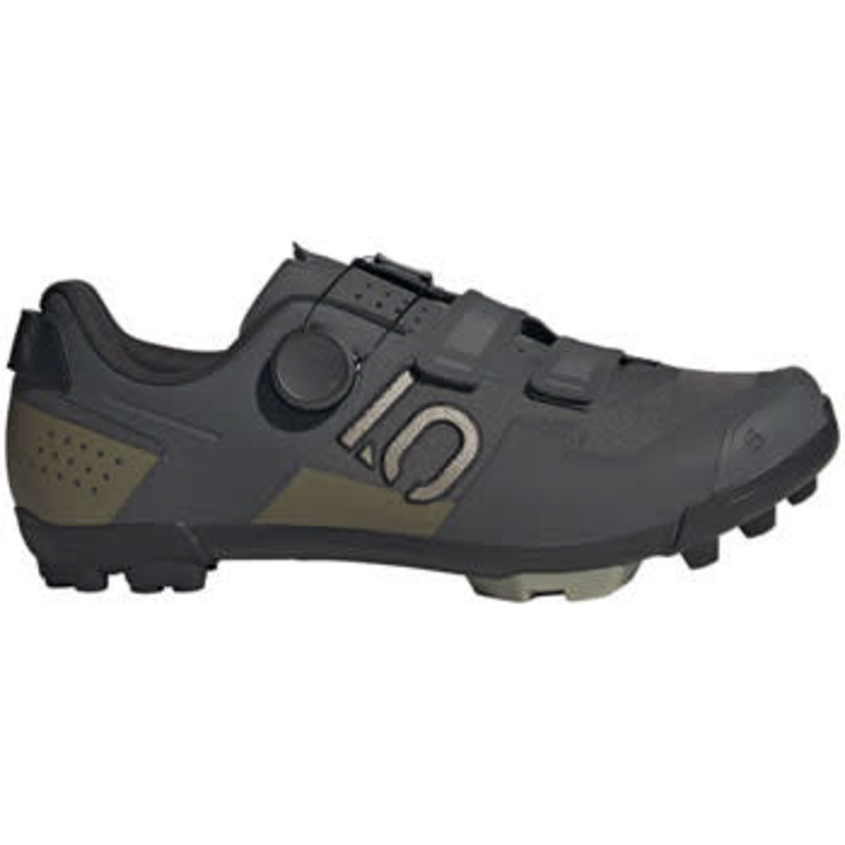Five Ten Five Ten Kestrel BOA Mountain Clipless Shoes - Men's, Gray Six/Silver Pebble/Olive Strata, 9