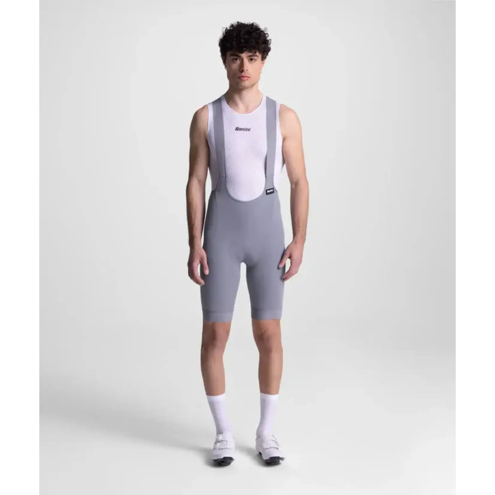 SANTINI cuissard à bretelles RTR 2026 - Homme Asfalto Grey, XXL
