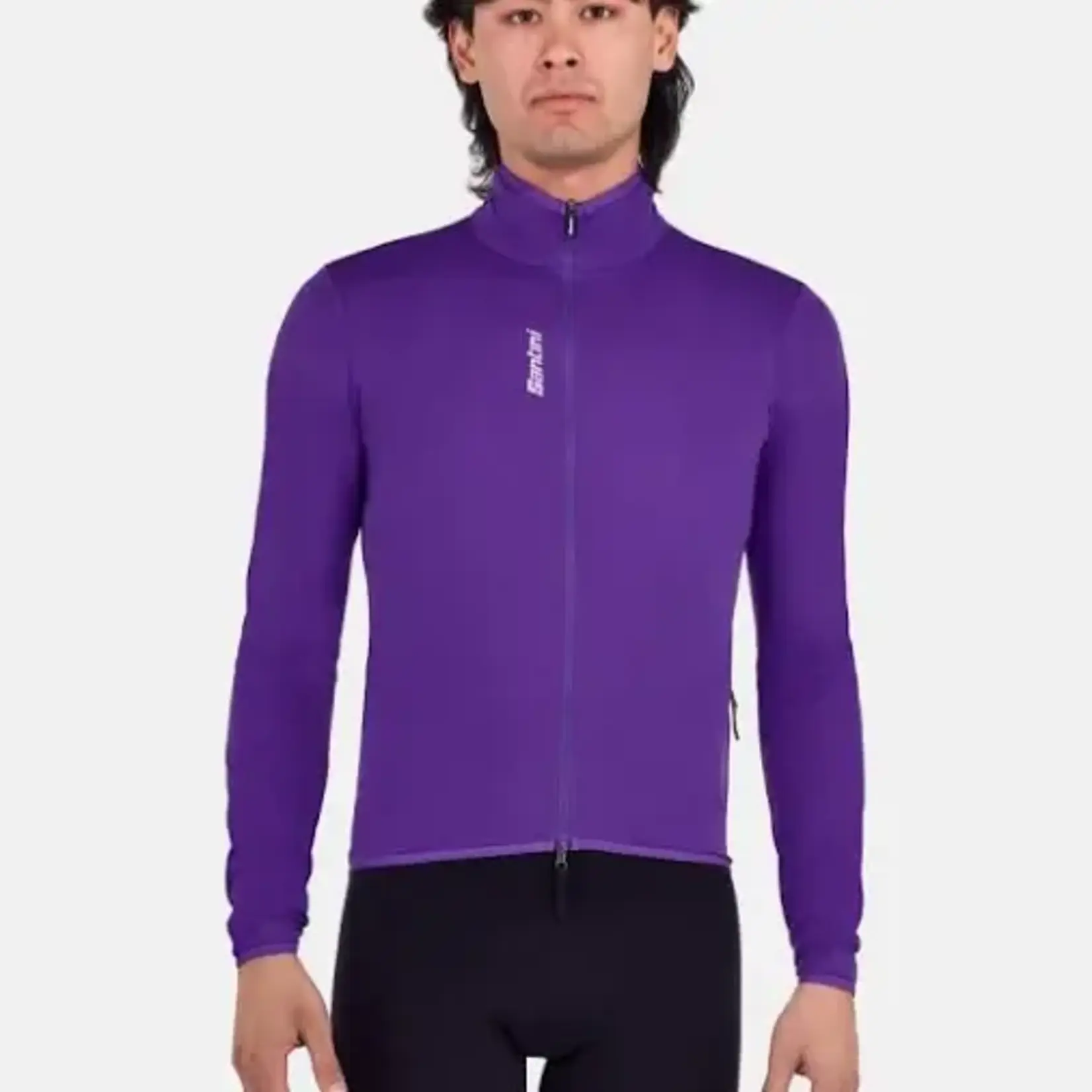 Santini manteau de vélo imperméable respirant MAGIC - Unisexe, violet, 3XL
