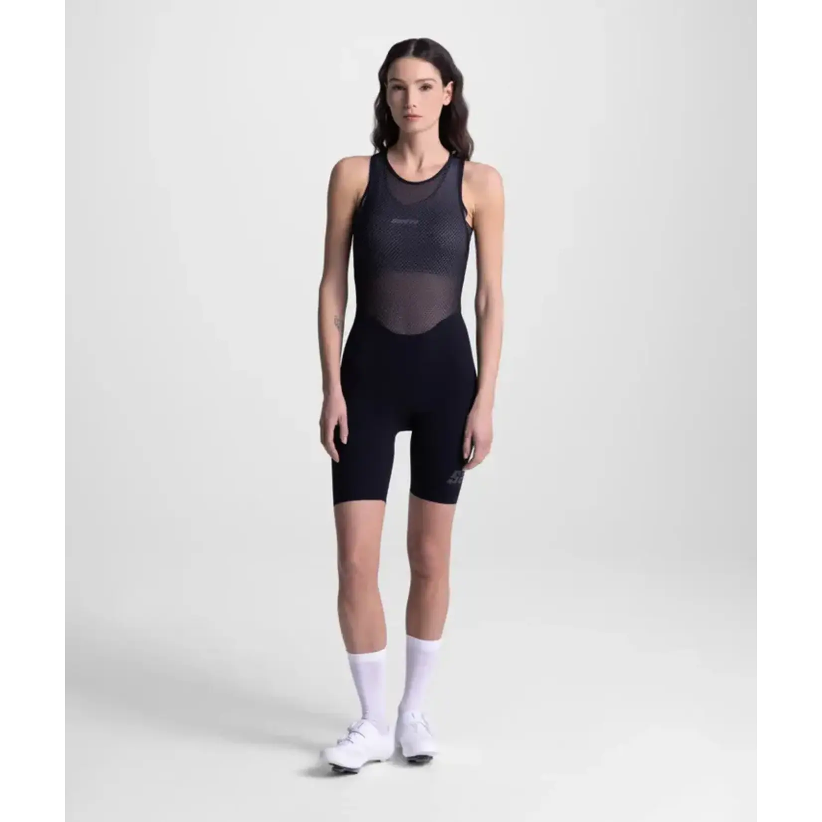 SANTINI cuissard à bretelles UNICO EDGE 2026 - Femme, noir, M