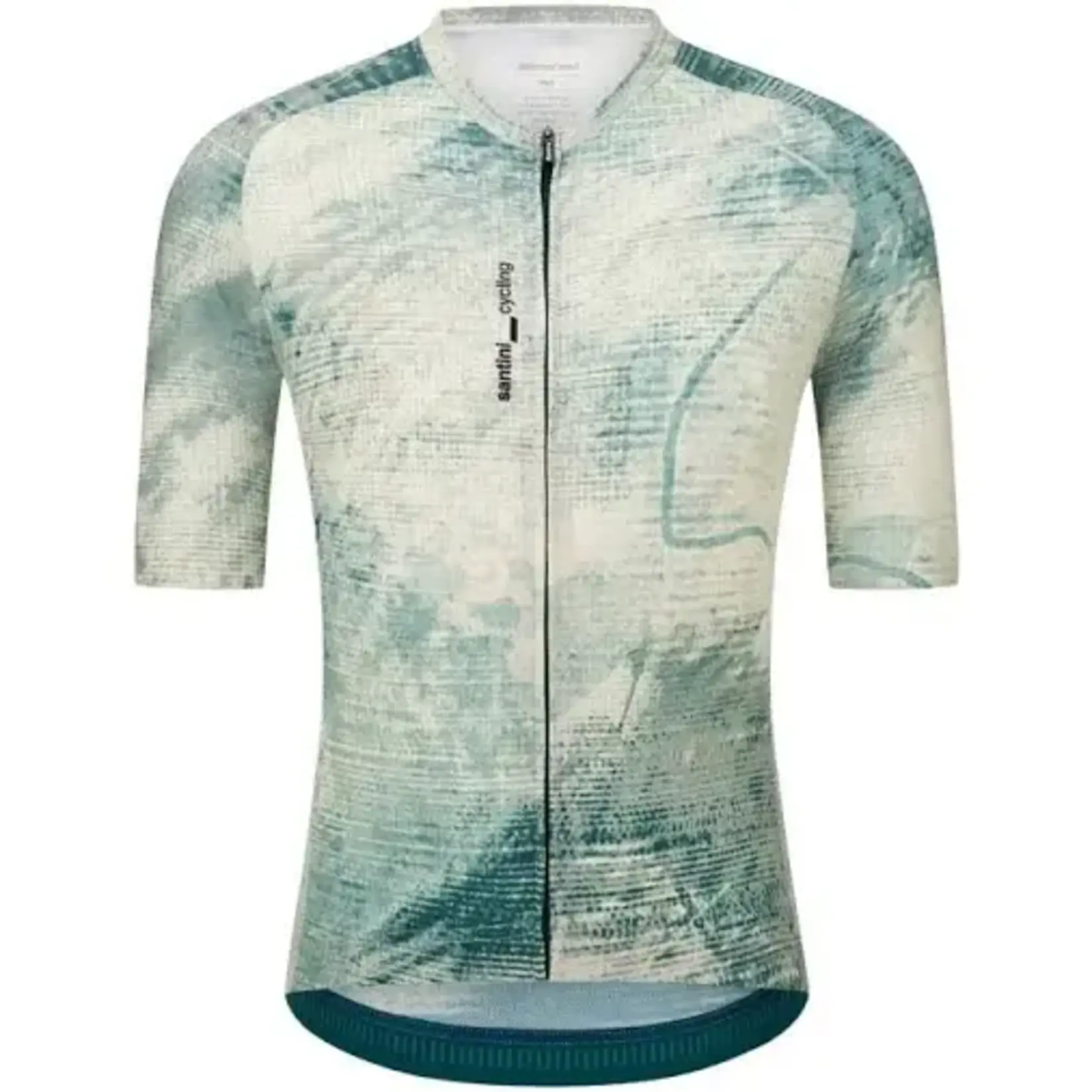 SANTINI maillot de vélo Motion - Unisexe, Green,XL