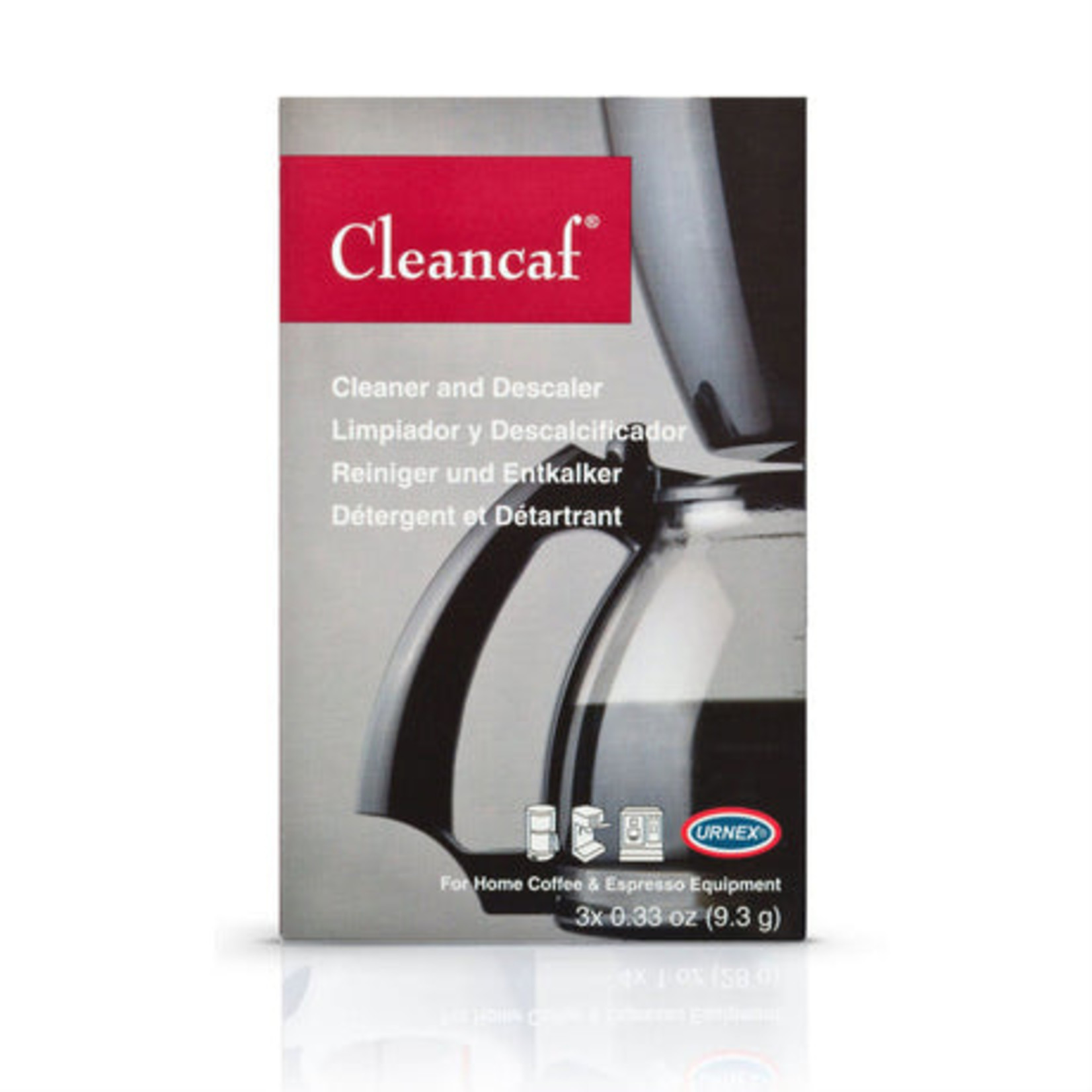 URNEX 14-CL2-12DSP - CLEANCAF NETTOYANT CAFE 3X9.3G URNEX