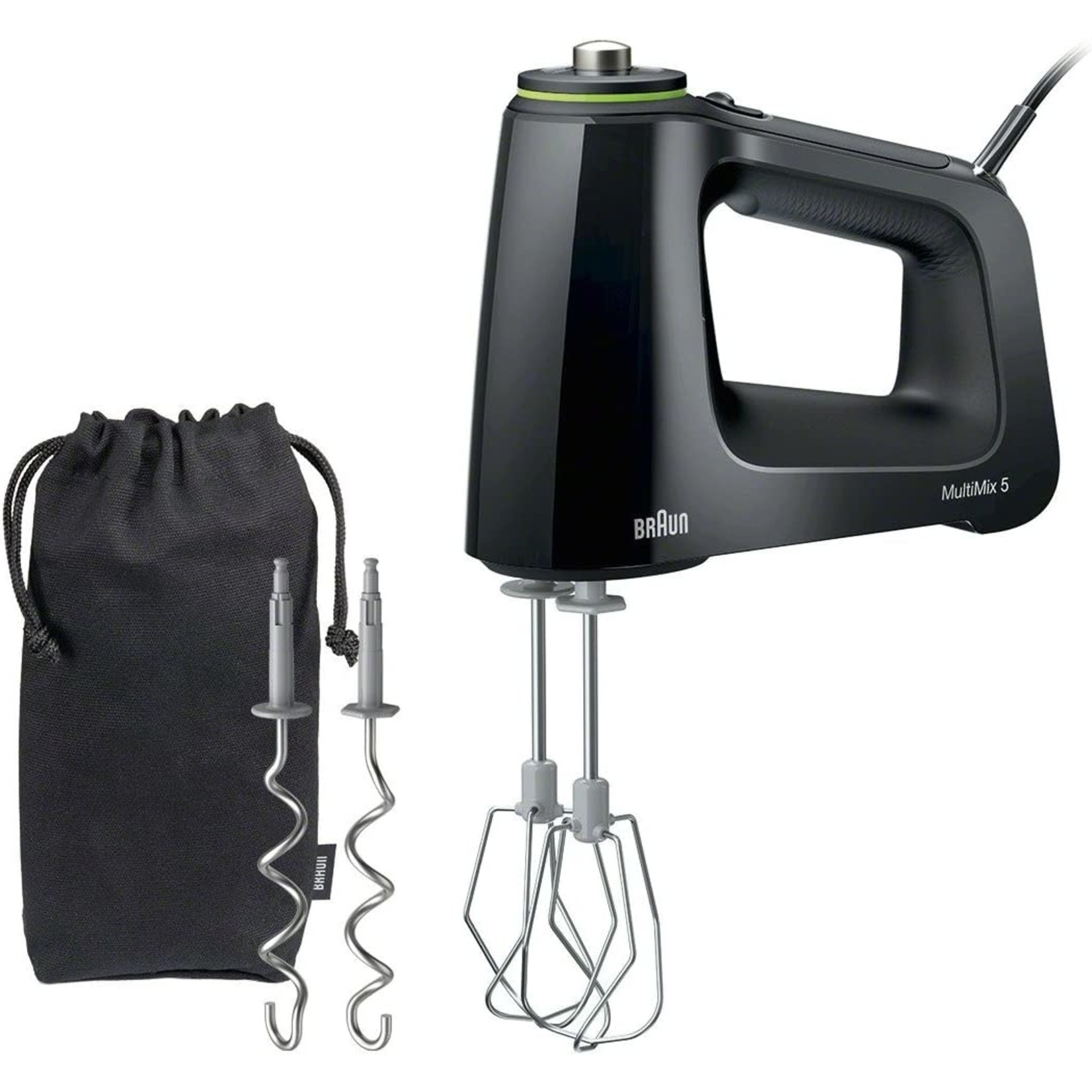 BRAUN HM5100BK - MIXETTE AVEC CROCHETS A PATE MULTIMIX 5 350W BRAUN