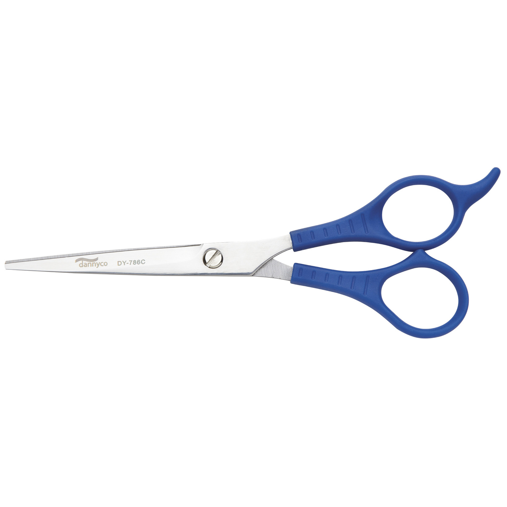 DANNYCO DY-786C - CISEAU DROIT AVEC POIGNEE MOULEE 5¾po BLEUE DANNYCO