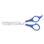 DANNYCO DY-788C - CISEAU A AMINCIR AVEC POIGNEE MOULEE 30 DENTS 5¾po BLEUE DANNYCO