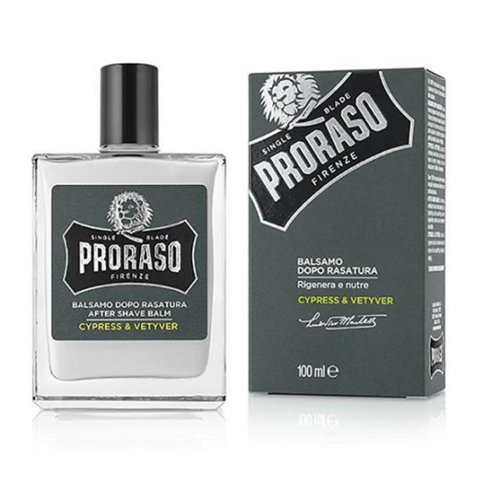 PRORASO P782 - BAUME APRES RASAGE CYPRESS ET VETYVER 100ml PRORASO