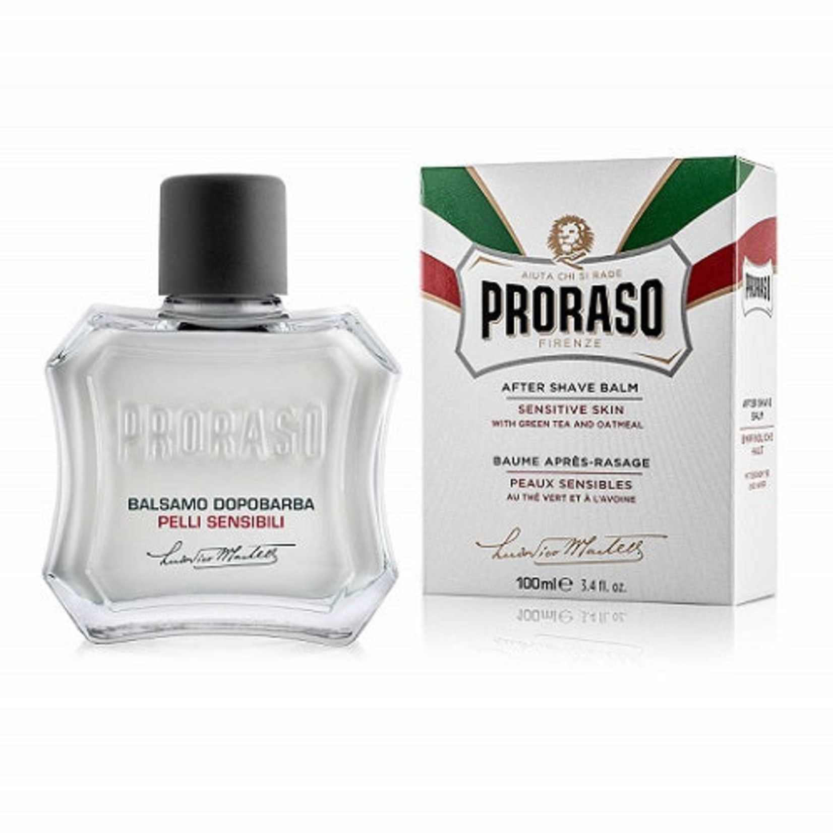 PRORASO P308 - BAUME APRES RASAGE THE VERT 100ml PRORASO