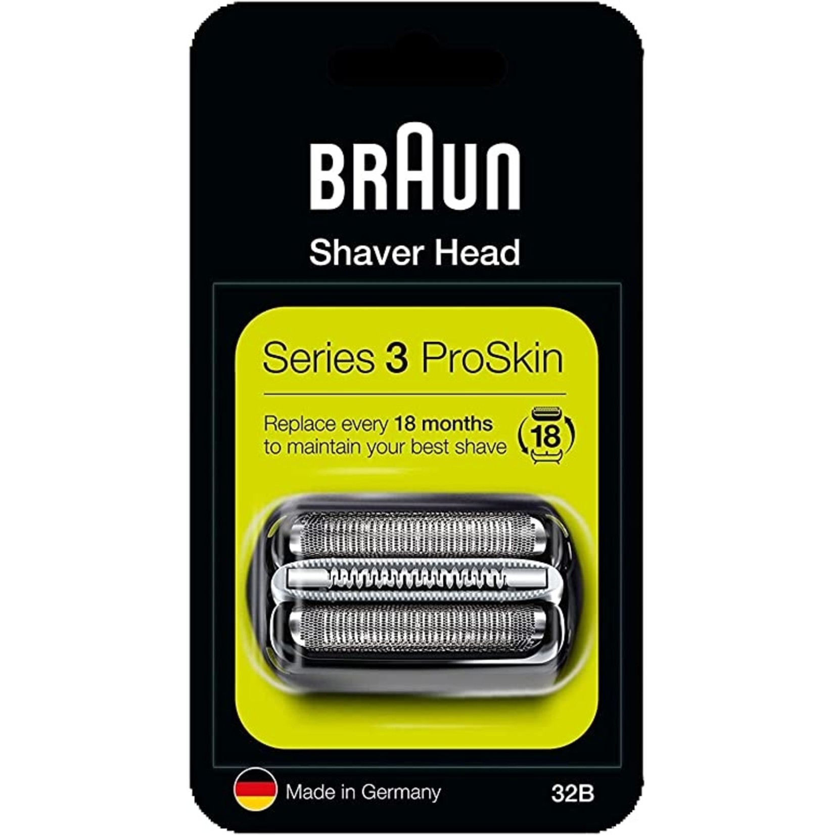 BRAUN 32 - GRILLE ET COUTEAU POUR RASOIR ELECTRIQUE SERIES 3 BRAUN