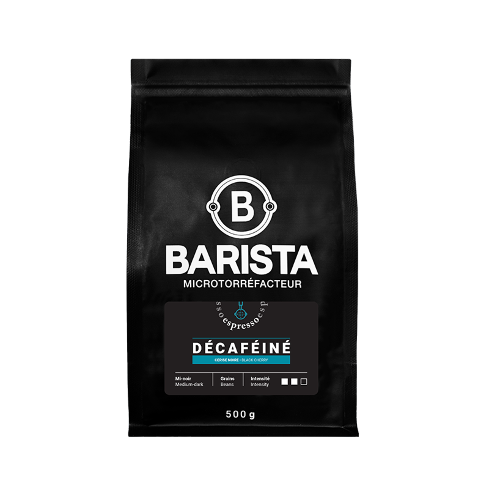 BARISTA DECAF500G - BARISTA ESPRESSO DECAFEINE 500G GRAINS