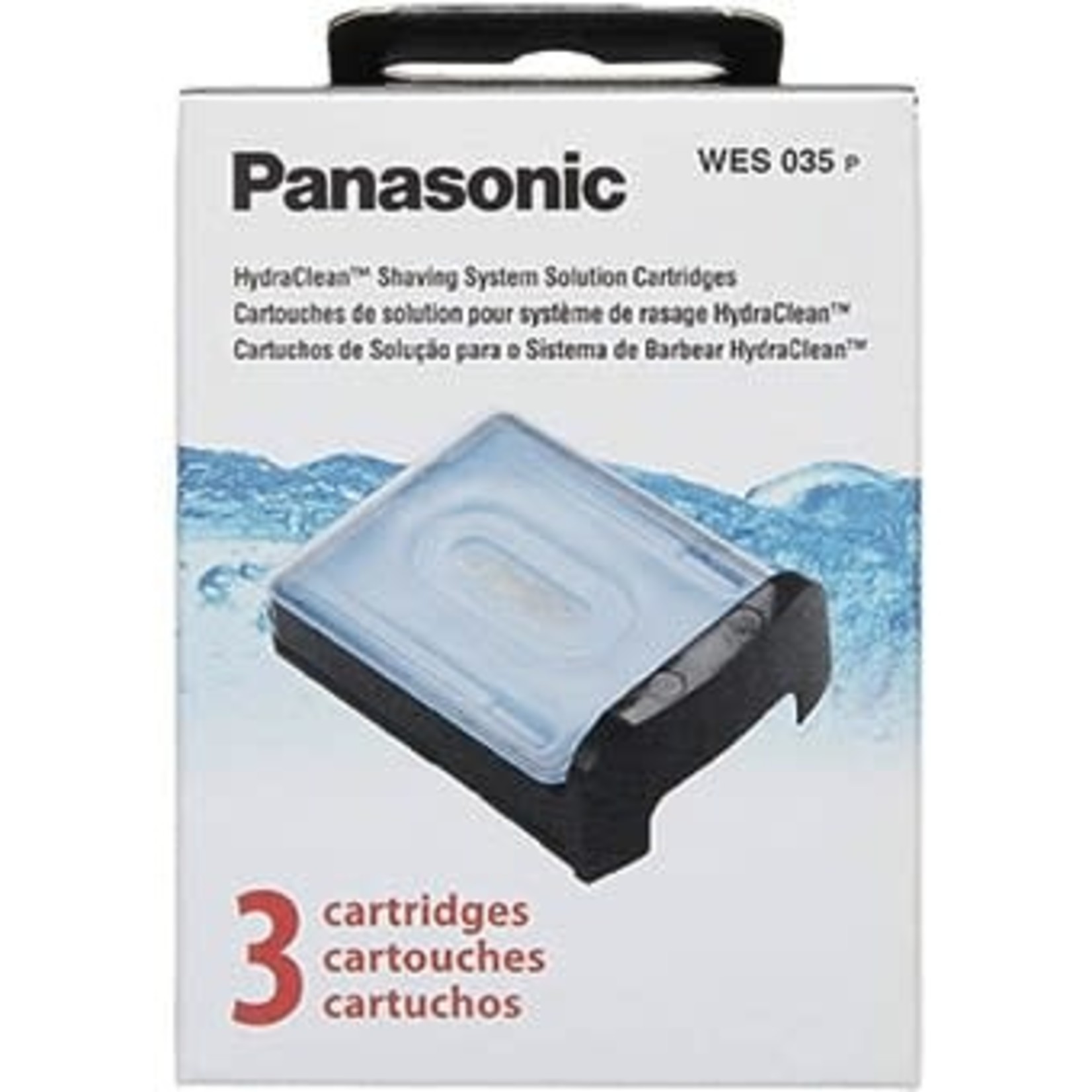 PANASONIC WES035P - 3 CARTOUCHES DE LIQUIDE DE NETTOYAGE PANASONIC