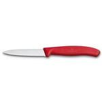 VICTORINOX 6.7631 - COUTEAU OFFICE 3 1/4 DENT P. LANCE ROUGE VICTORINOX