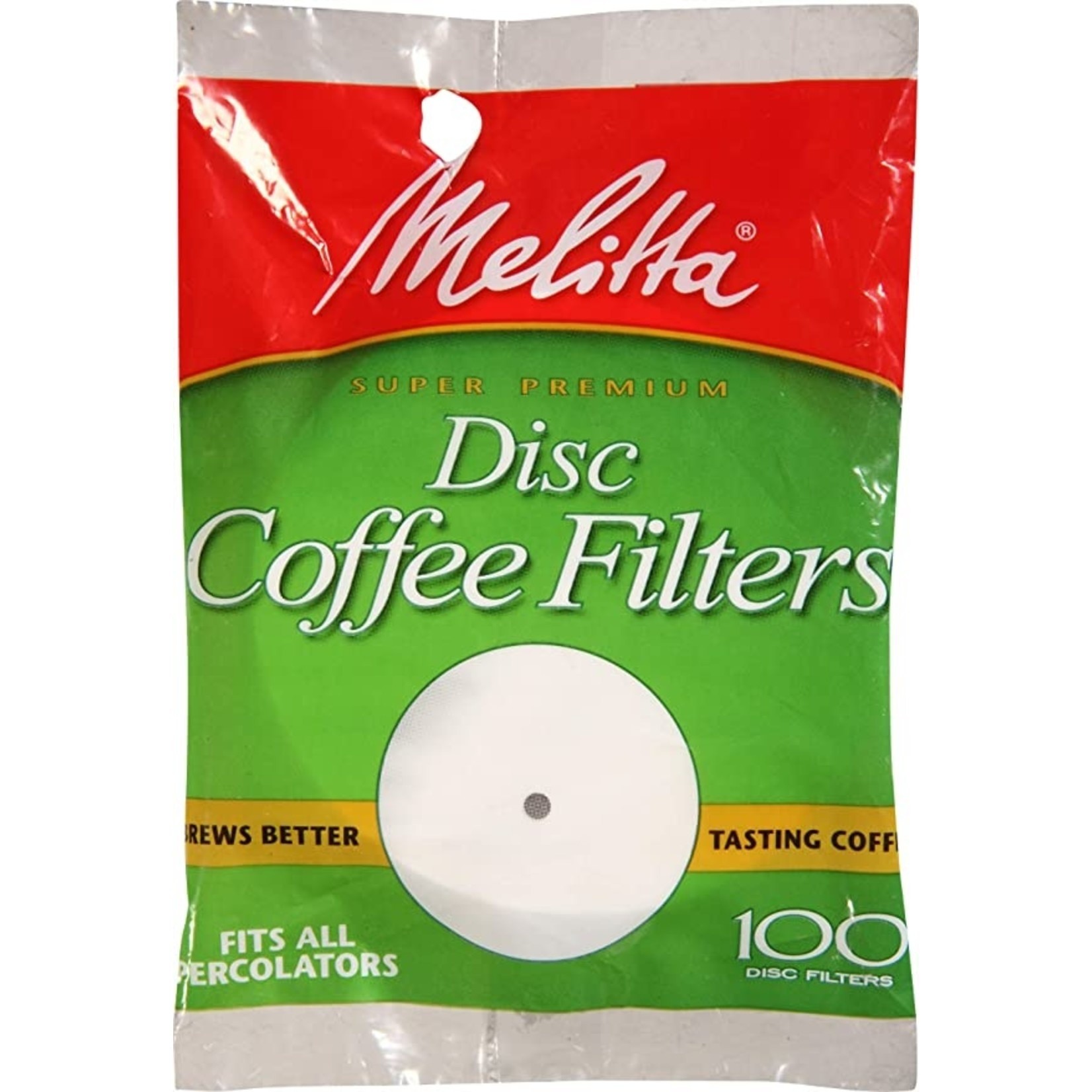 MELITTA 62835 - FILTRE EN DISQUE POUR PERCOLATEUR 3.5 po (100 FILTRES) MELITTA
