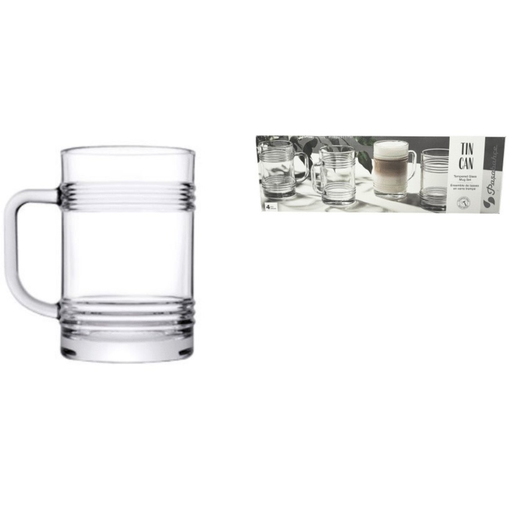 BARISTA+ PS1111524  -  TIN CAN ENS.DE 4 TASSES  400ML  ND