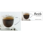 BARISTA+ AM02087 - ENSEMBLE DE 2 TASSES CAPPUCCINO DOUBLE PAROI 225ml BARISTA