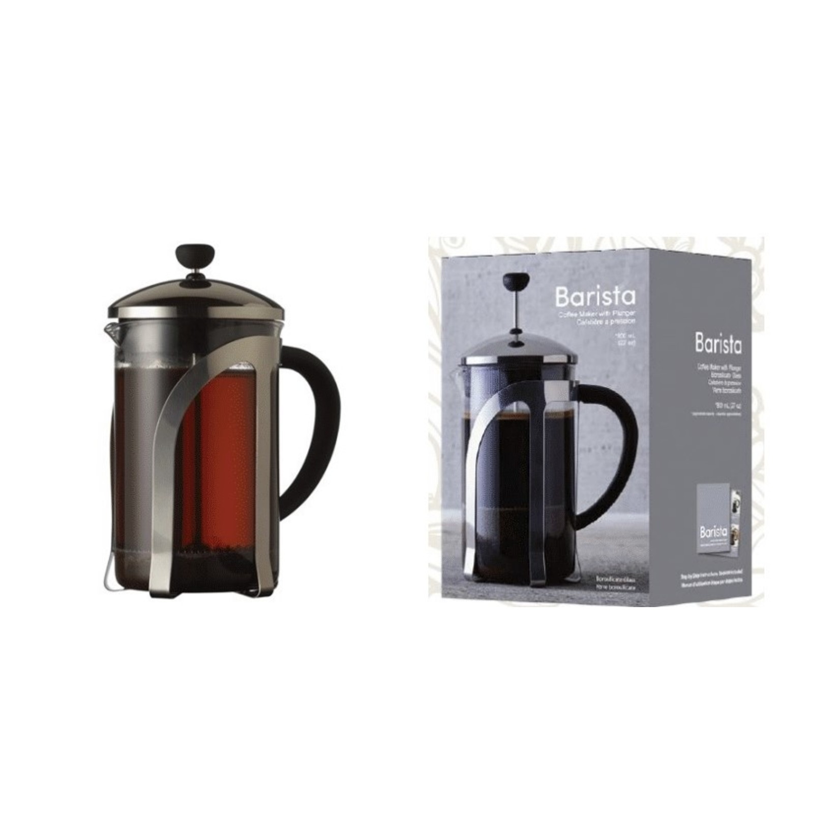 BARISTA+ AM01058 - CAFETIERE A PISTON 800ml BARISTA