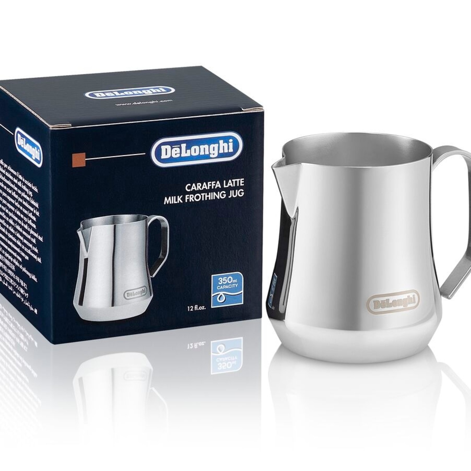 DELONGHI DLSC060 - PICHET A LAIT EN ACIER INOXYDABLE 350ml DELONGHI