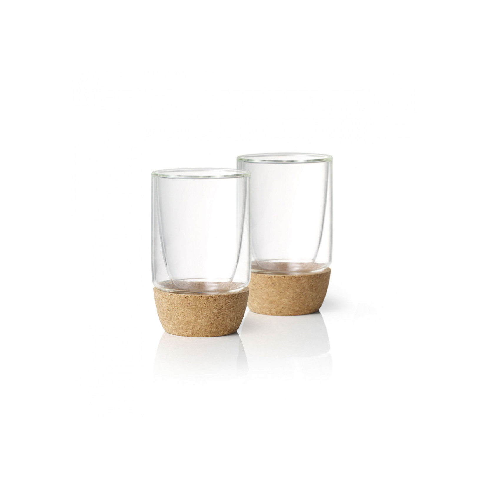 RICARDO 63221  -  ENS. DE 2  TASSES DOUBLE PAROI BASE EN LIEGE 300ML RICARDO ND