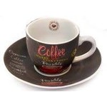 SARA CUCINA R10046 - ENSEMBLE DE 4 TASSES AVEC SOUCOUPES 150ml SARA CUCINA NR