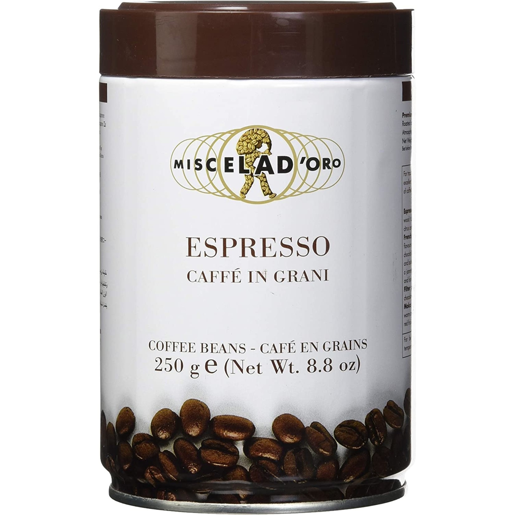 AVANTI (CAFE) MD7020  -GRAND AROMA GRAINS 250G  MISCELA D'ORO