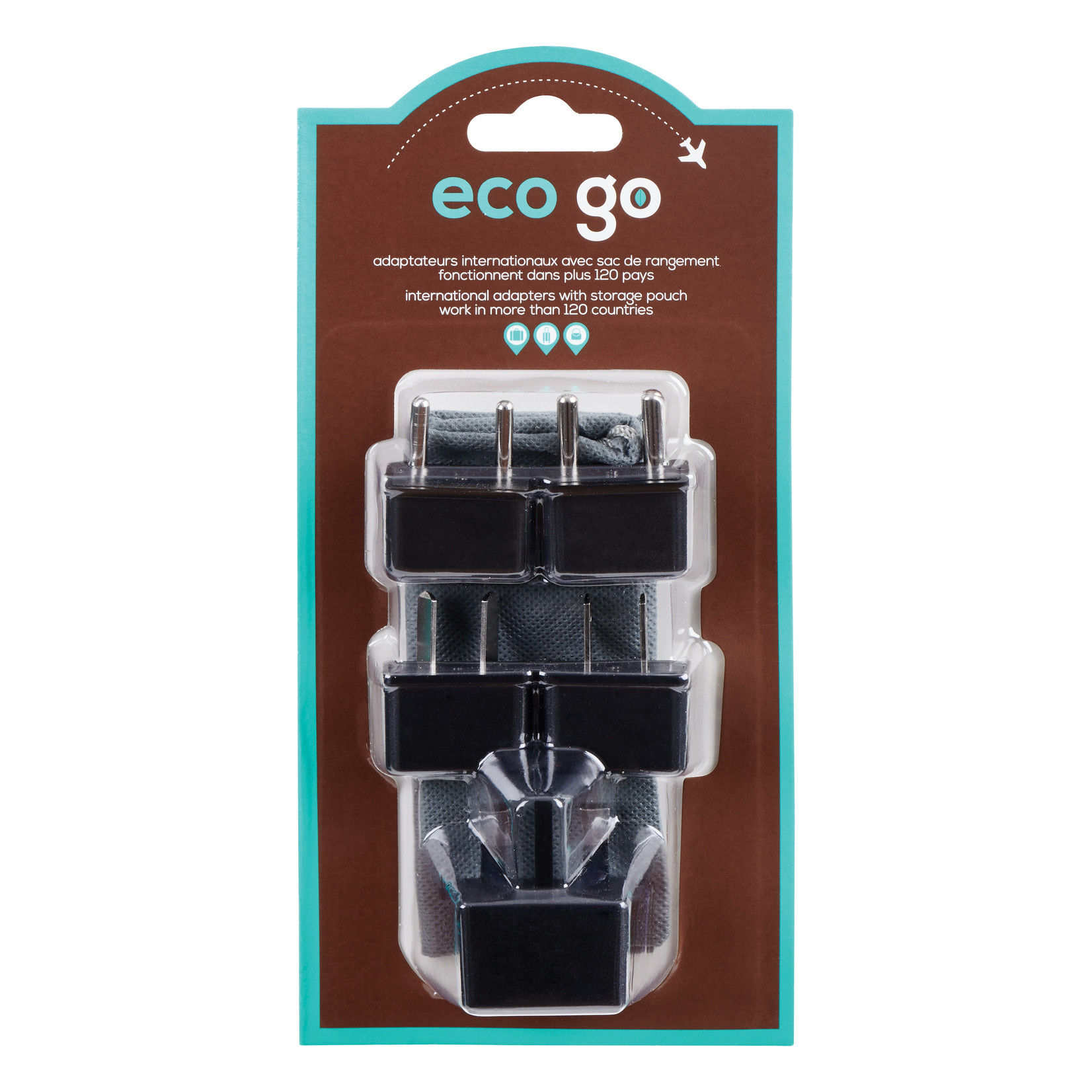ECO GO 503215 - ENSEMBLE D'ADAPTEUR INTERNATIONAL ECO-GO