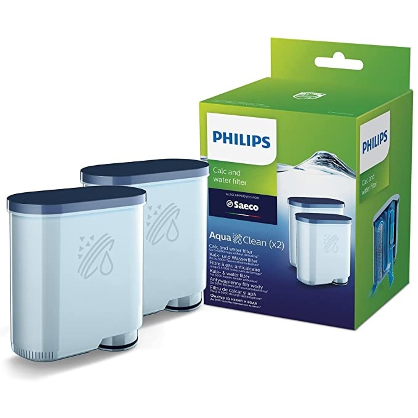 PHILIPS CA6903/22 - DUO PACK FILTRE EAU ANTICALCAIRE A/CLEAN PHILIPS