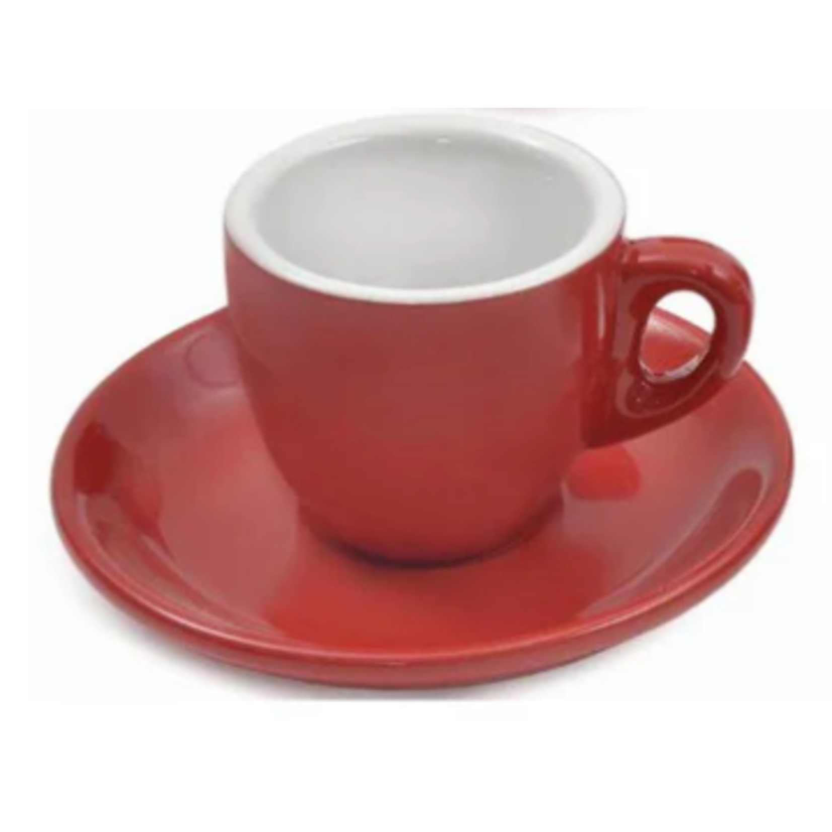 SARA CUCINA Z11420SCR - ENSEMBLE DE 4 TASSES ET SOUCOUPES ROUGE 145ml SARA CUCINA