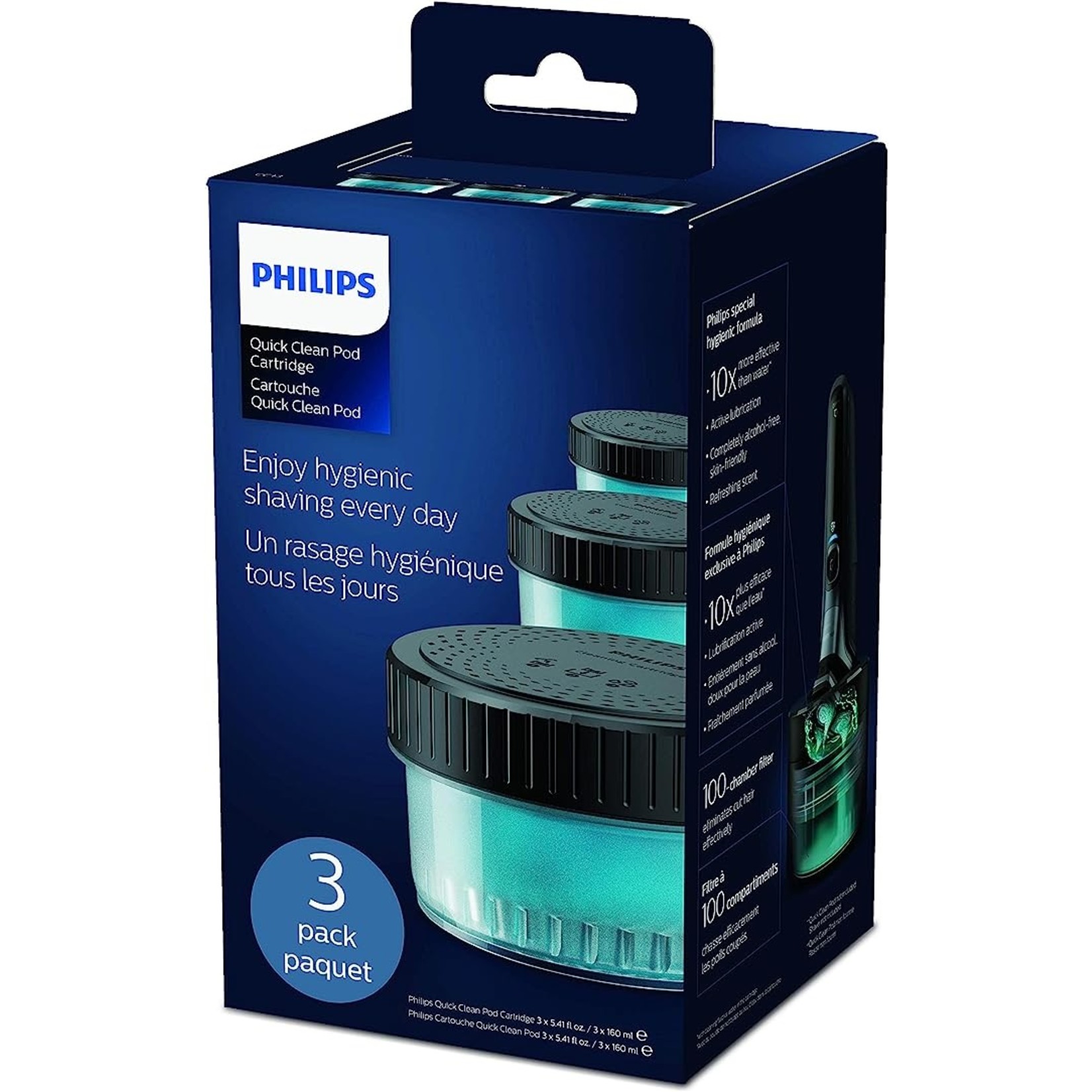 PHILIPS CC13/53 - 3 CARTOUCHES DE LIQUIDE DE NETTOYAGE PHILIPS