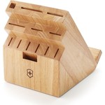 VICTORINOX 7.9093.92-X1 - BLOC A COUTEAUX EN BOIS NATUREL PIVOTANT VICTORINOX