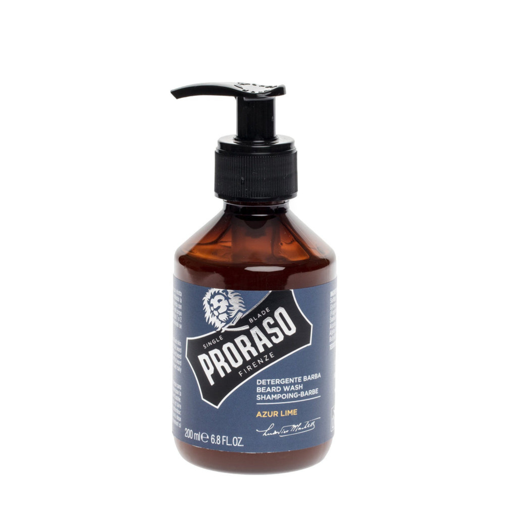 PRORASO P751 - SHAMPOING A BARBE AZUR LIME 200ml PRORASO
