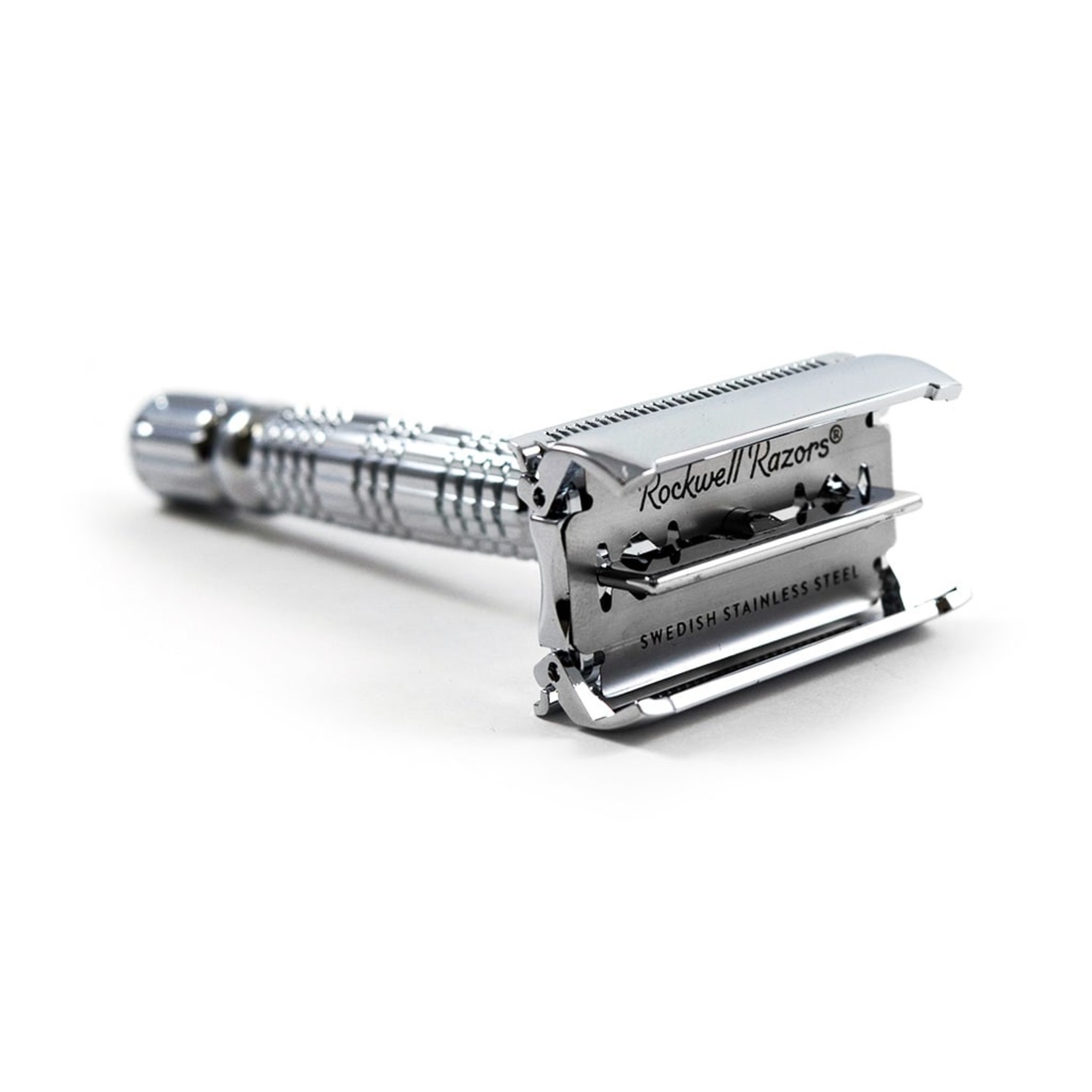 ROCKWELL RAZORS RR-960958 - RASOIR DE SURETE PAPILLON R1 CHROME BLANC ROCKWELL RAZORS