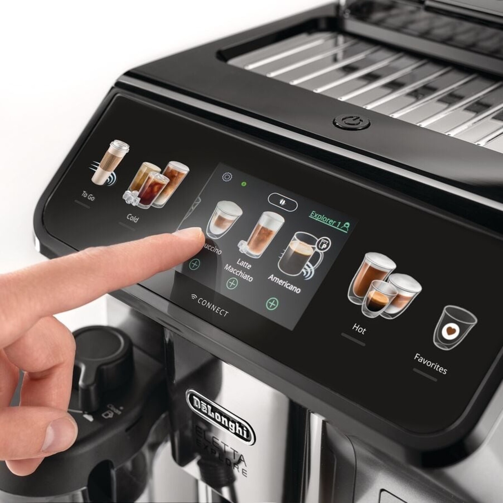 DELONGHI ECAM45086S - MACHINE ESPRESSO ELETTA EXPLORE AVEC COLD BREW DELONGHI
