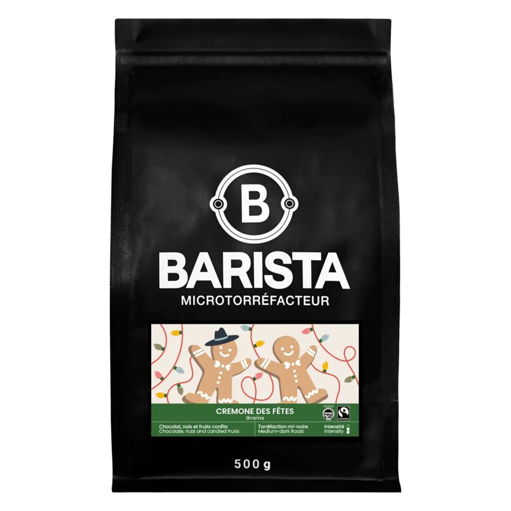 BARISTA CREMONE DES FETES EN GRAINS 500G