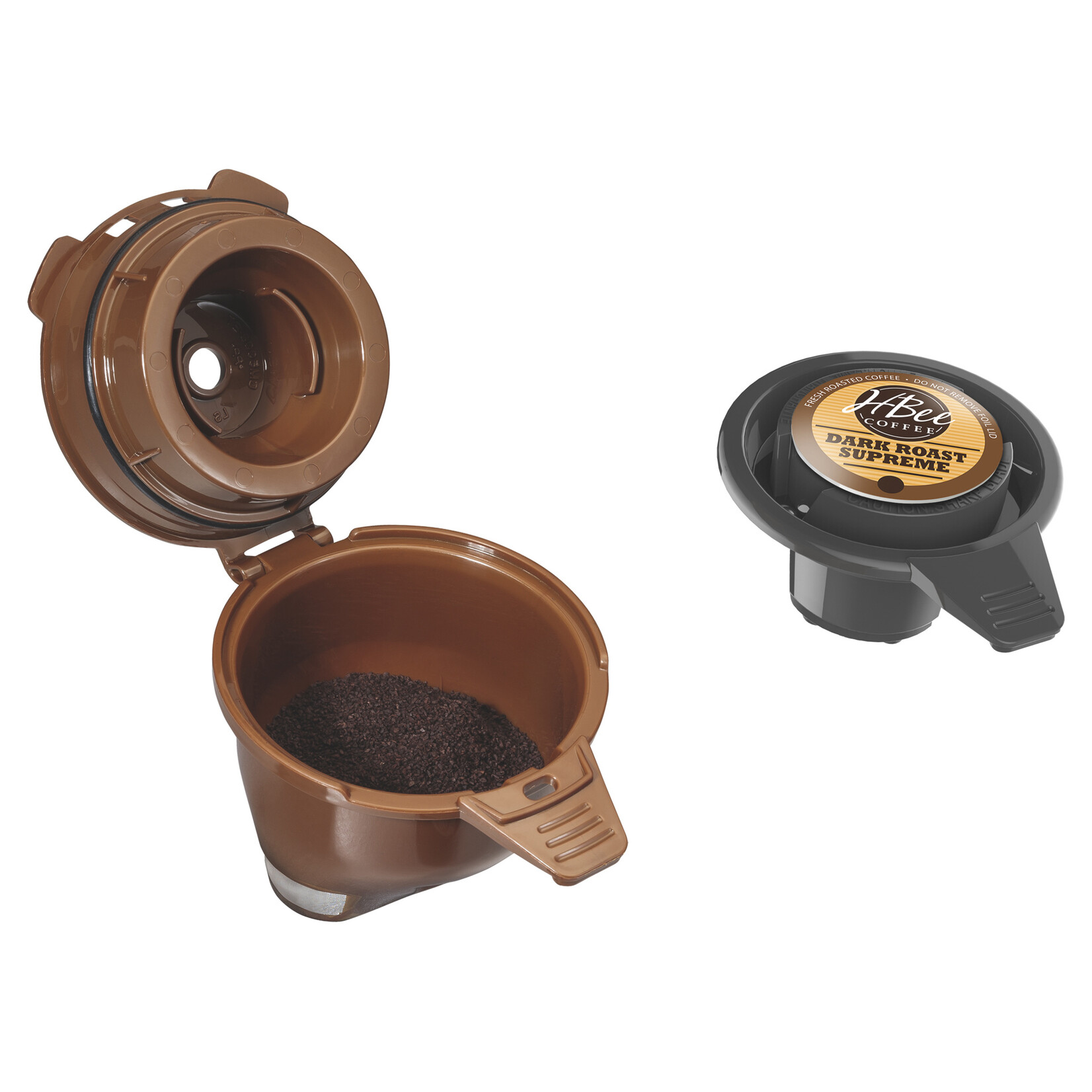 HAMILTON BEACH 49902C - CAFETIERE FILTRE ET A CAPSULE NOIRE HAMILTON BEACH