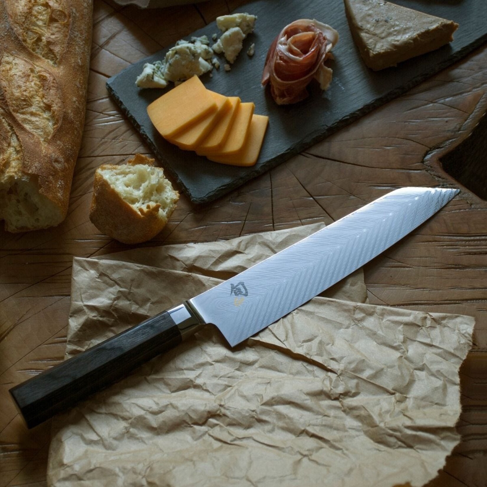 SHUN VG0017 - COUTEAU KIRITSUKE 8 po. DUAL CORE SHUN