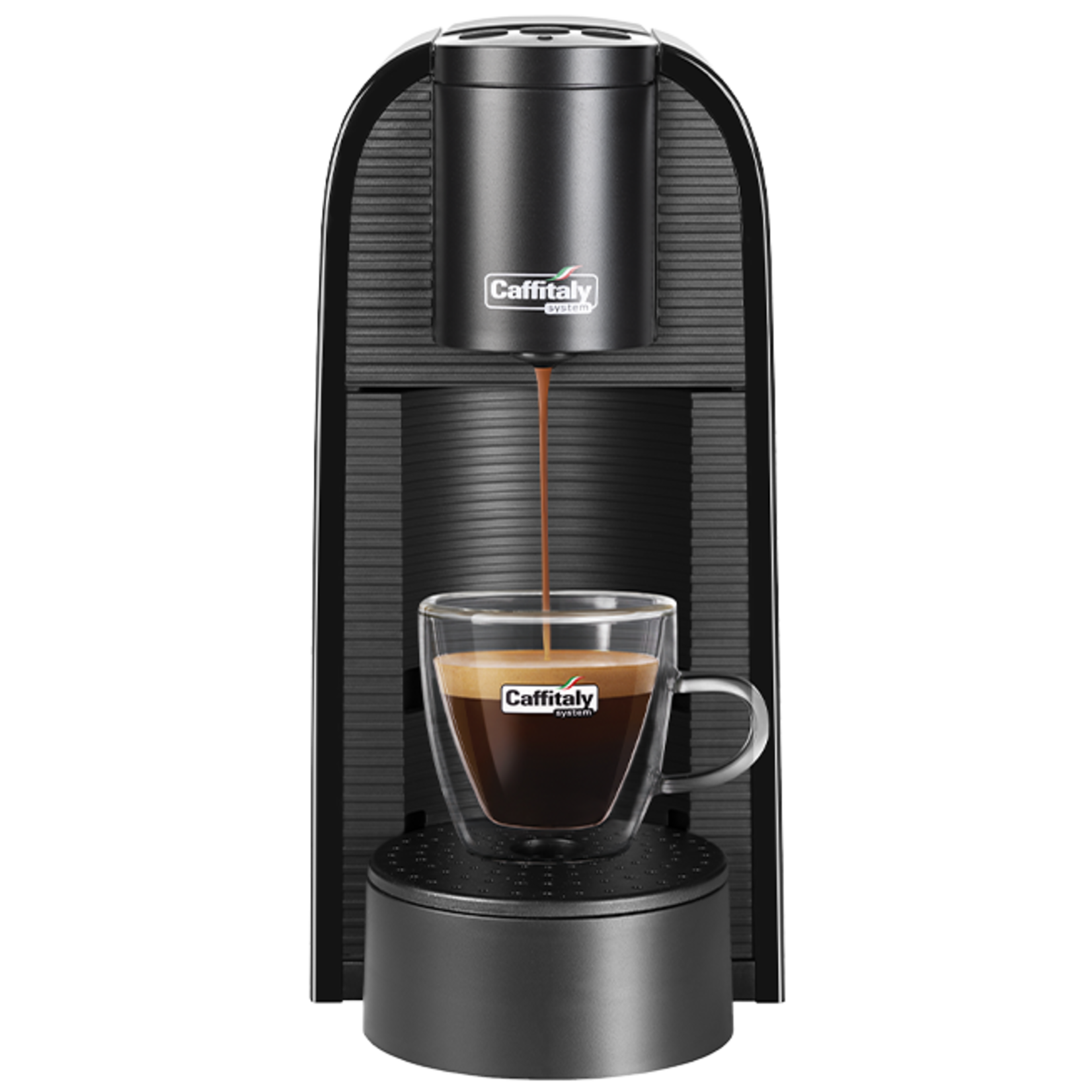 CAFFITALY S36-001 - CAFETIERE A CAPSULE ECAFFE NOIRE CAFFITALY