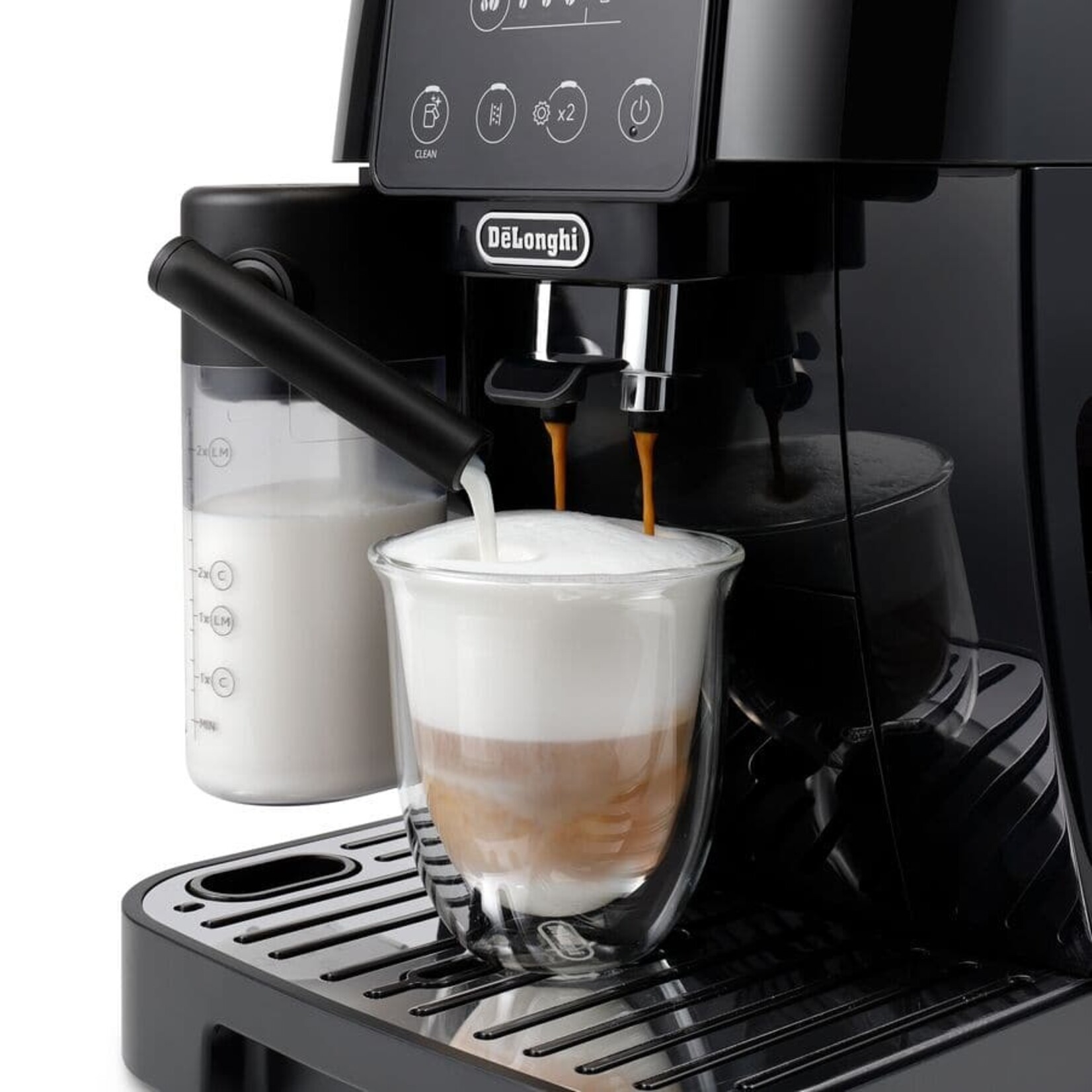 DELONGHI ECAM22080B - MACHINE A ESPRESSO AUTOMATIQUE MAGNIFICA START AVEC POT A LAIT  DELONGHI